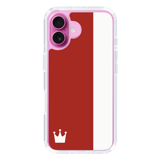 スリムプロテクションケース［ CASEPLAY Bi-Colors Red & White - ケースプレイ・バイカラー レッド＆ホワイト ］