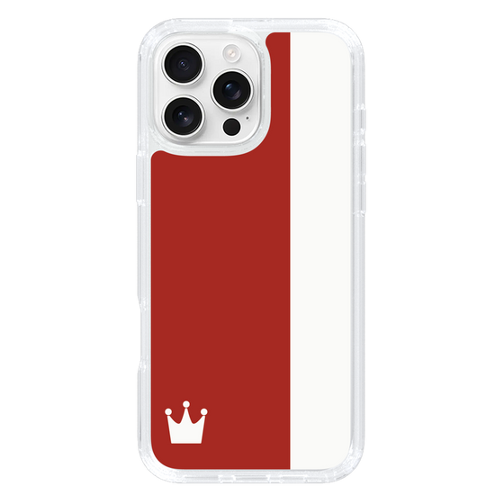 スリムプロテクションケース［ CASEPLAY Bi-Colors Red & White - ケースプレイ・バイカラー レッド＆ホワイト ］