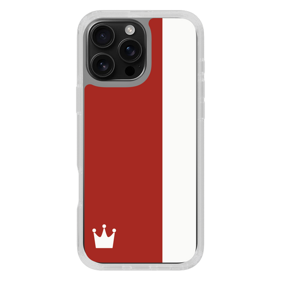 スリムプロテクションケース［ CASEPLAY Bi-Colors Red & White - ケースプレイ・バイカラー レッド＆ホワイト ］