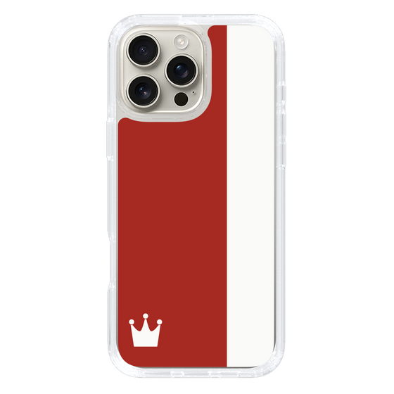 スリムプロテクションケース［ CASEPLAY Bi-Colors Red & White - ケースプレイ・バイカラー レッド＆ホワイト ］