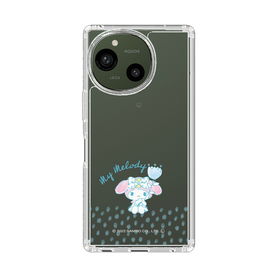 スリムプロテクションケース［ マイメロディ - Clear Blue - solo ］