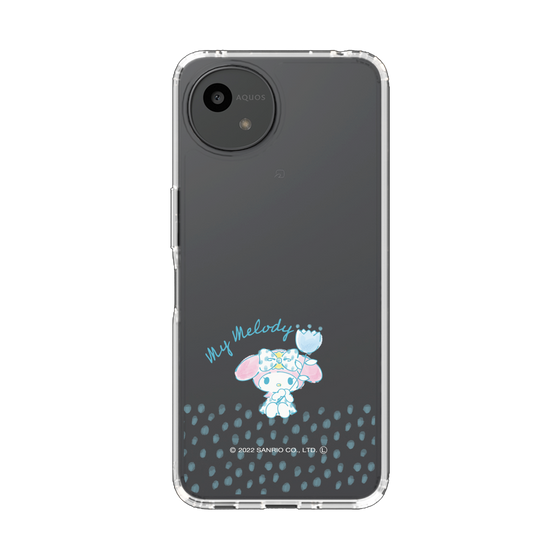 スリムプロテクションケース［ マイメロディ - Clear Blue - solo ］