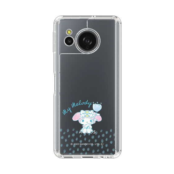 スリムプロテクションケース［ マイメロディ - Clear Blue - solo ］
