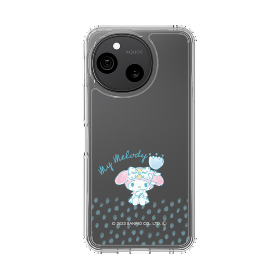 スリムプロテクションケース［ マイメロディ - Clear Blue - solo ］
