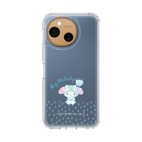 スリムプロテクションケース［ マイメロディ - Clear Blue - solo ］
