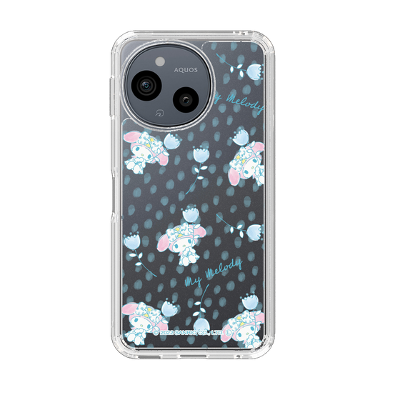 スリムプロテクションケース［ マイメロディ - Clear Blue ］