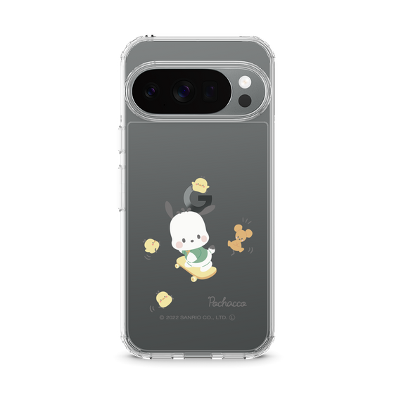 スリムプロテクションケース［ ポチャッコ - むきゅむきゅ - スケートボード ］