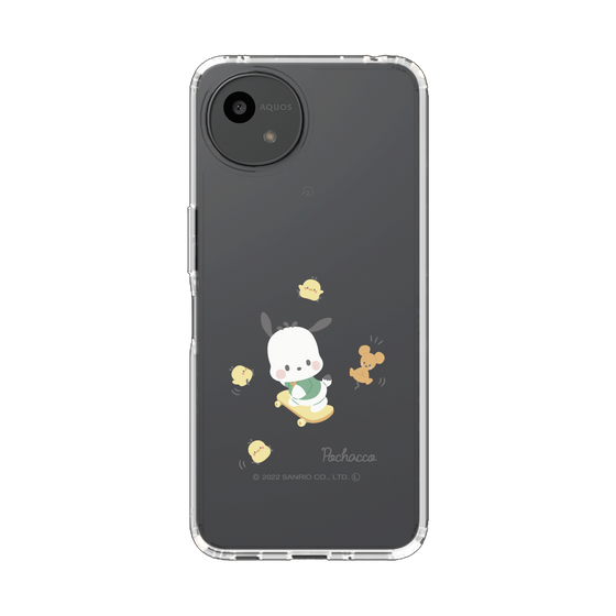 スリムプロテクションケース［ ポチャッコ - むきゅむきゅ - スケートボード ］