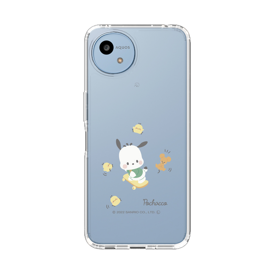 スリムプロテクションケース［ ポチャッコ - むきゅむきゅ - スケートボード ］