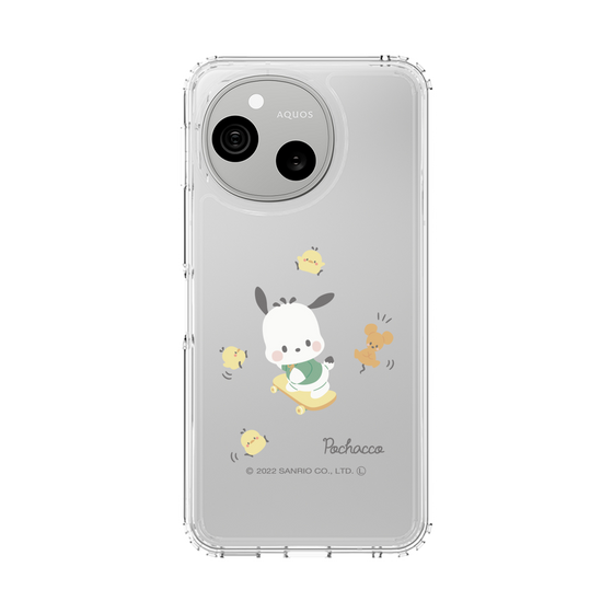 スリムプロテクションケース［ ポチャッコ - むきゅむきゅ - スケートボード ］