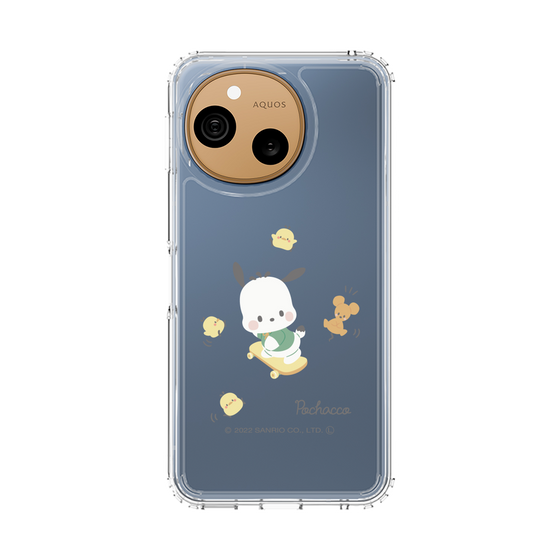 スリムプロテクションケース［ ポチャッコ - むきゅむきゅ - スケートボード ］