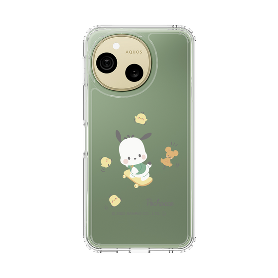 スリムプロテクションケース［ ポチャッコ - むきゅむきゅ - スケートボード ］