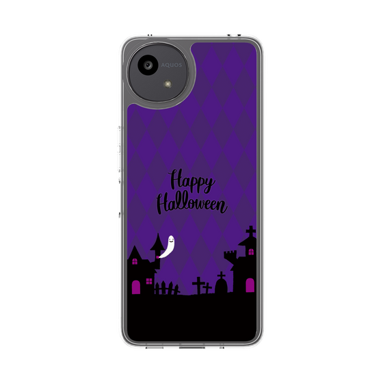 スリムプロテクションケース［ Halloween World - Purple ］