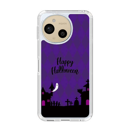 スリムプロテクションケース［ Halloween World - Purple ］