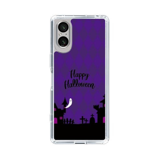 スリムプロテクションケース［ Halloween World - Purple ］