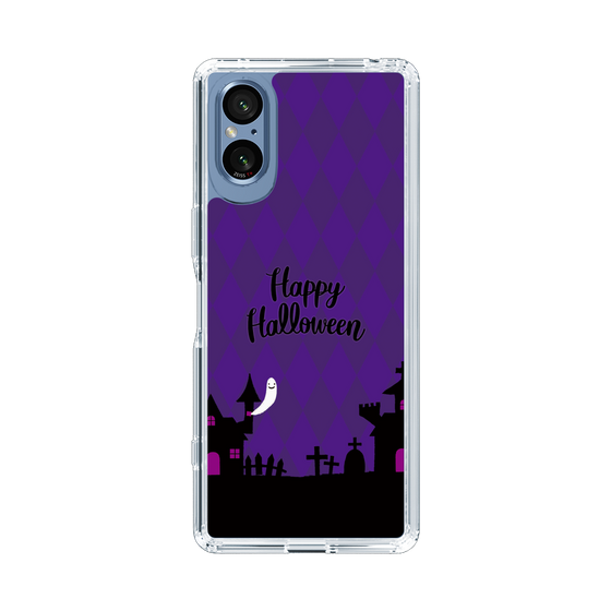 スリムプロテクションケース［ Halloween World - Purple ］