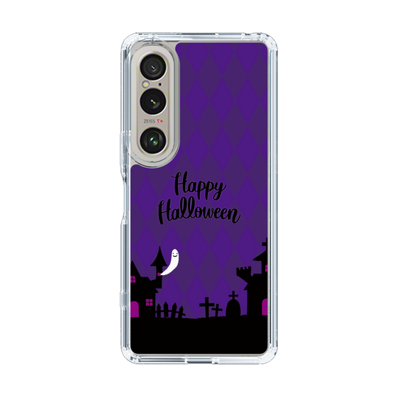 スリムプロテクションケース［ Halloween World - Purple ］