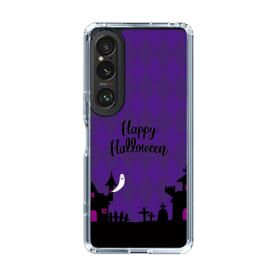 スリムプロテクションケース［ Halloween World - Purple ］