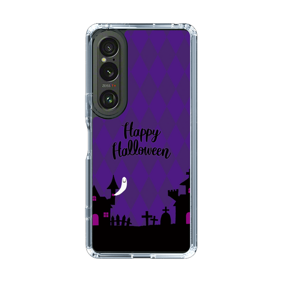 スリムプロテクションケース［ Halloween World - Purple ］