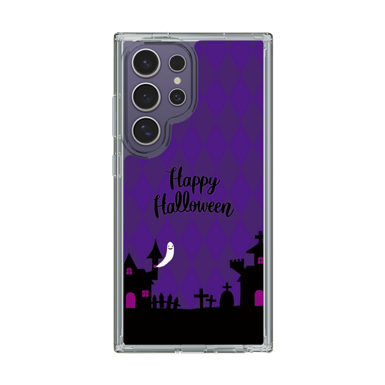 スリムプロテクションケース［ Halloween World - Purple ］