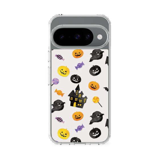 スリムプロテクションケース［ Halloween Party - White ］
