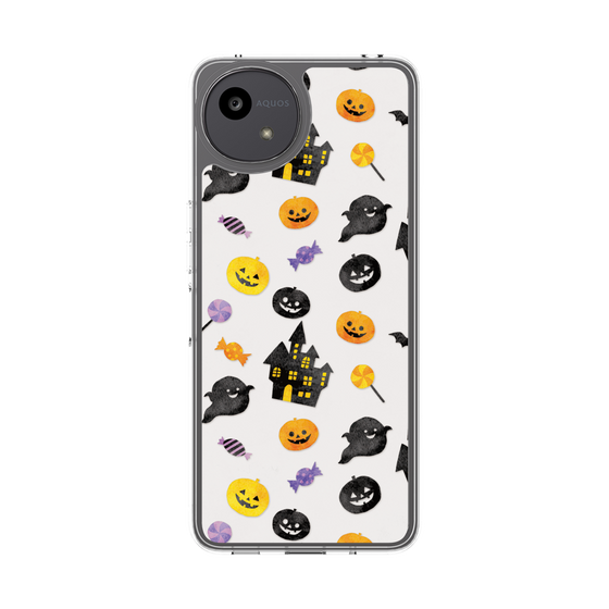 スリムプロテクションケース［ Halloween Party - White ］