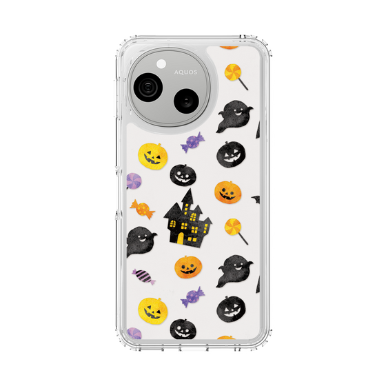 スリムプロテクションケース［ Halloween Party - White ］