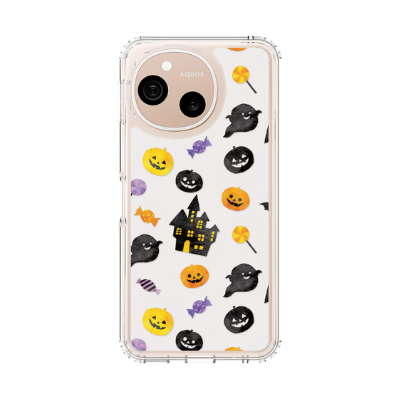 スリムプロテクションケース［ Halloween Party - White ］