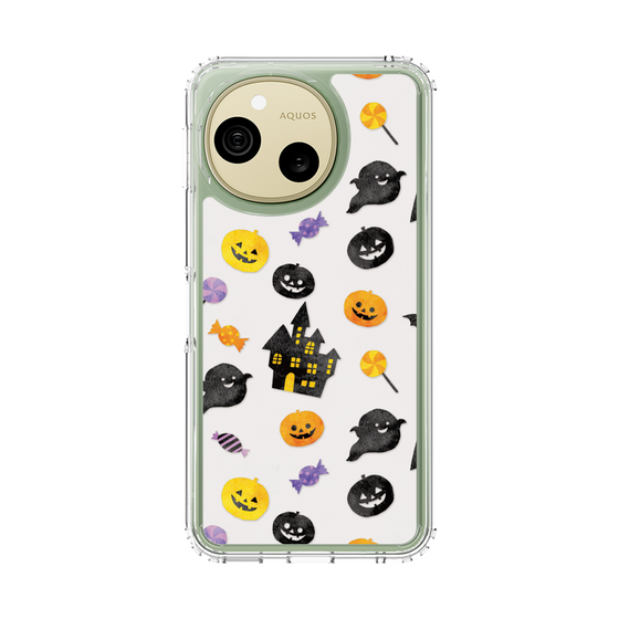 スリムプロテクションケース［ Halloween Party - White ］