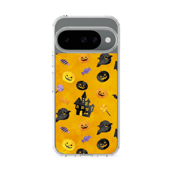 スリムプロテクションケース［ Halloween Party - Orange ］