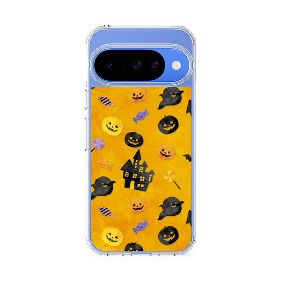 スリムプロテクションケース［ Halloween Party - Orange ］