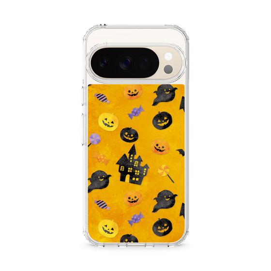 スリムプロテクションケース［ Halloween Party - Orange ］