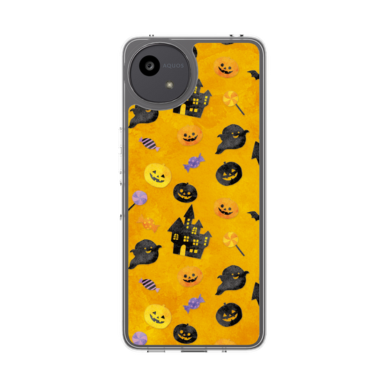 スリムプロテクションケース［ Halloween Party - Orange ］