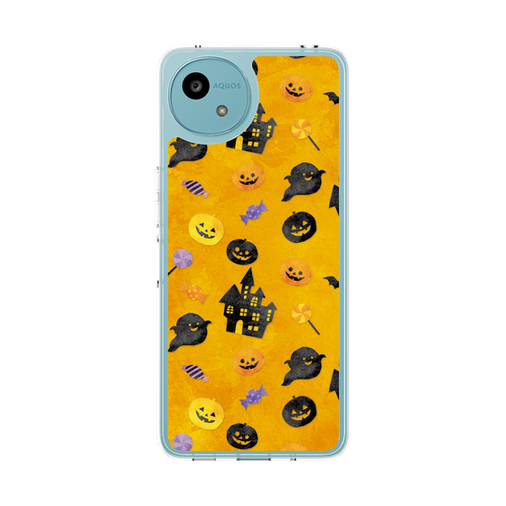 スリムプロテクションケース［ Halloween Party - Orange ］
