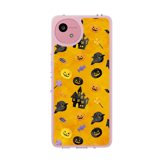 スリムプロテクションケース［ Halloween Party - Orange ］