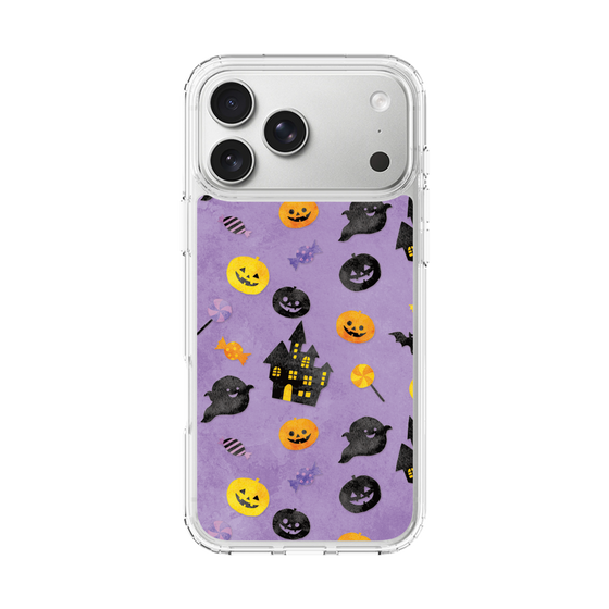 スリムプロテクションケース［ Halloween Party - Purple ］