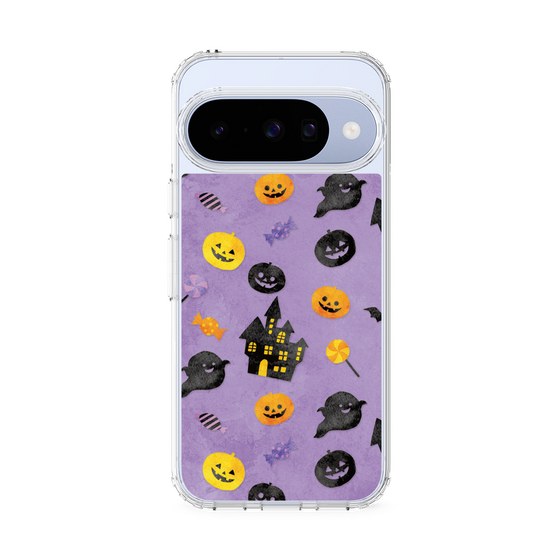 スリムプロテクションケース［ Halloween Party - Purple ］