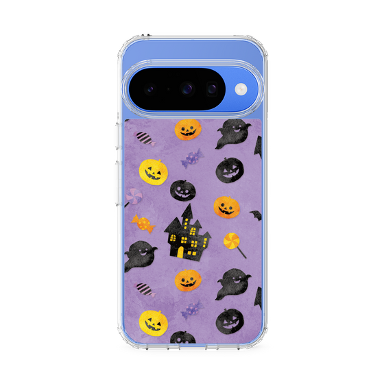 スリムプロテクションケース［ Halloween Party - Purple ］