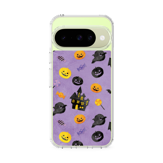 スリムプロテクションケース［ Halloween Party - Purple ］