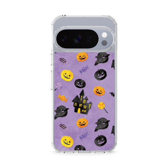 スリムプロテクションケース［ Halloween Party - Purple ］