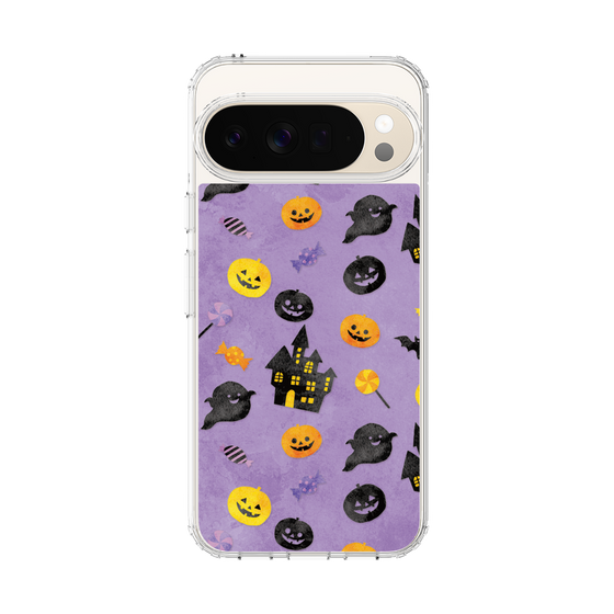 スリムプロテクションケース［ Halloween Party - Purple ］