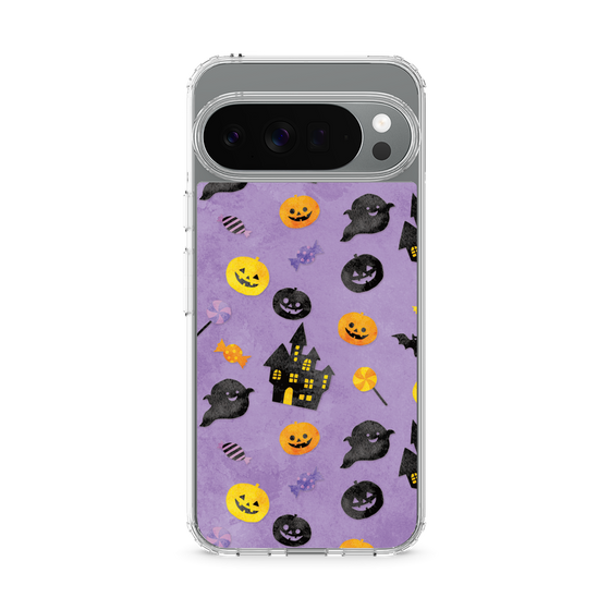スリムプロテクションケース［ Halloween Party - Purple ］
