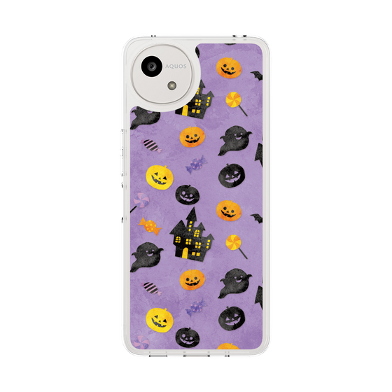 スリムプロテクションケース［ Halloween Party - Purple ］