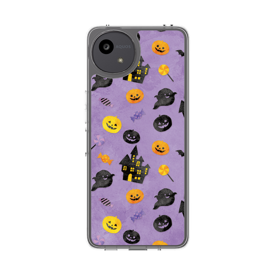 スリムプロテクションケース［ Halloween Party - Purple ］