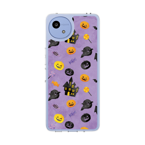 スリムプロテクションケース［ Halloween Party - Purple ］
