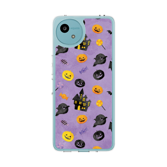 スリムプロテクションケース［ Halloween Party - Purple ］