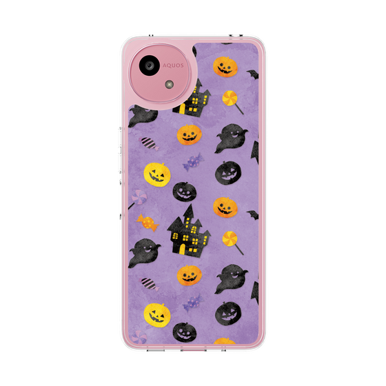 スリムプロテクションケース［ Halloween Party - Purple ］