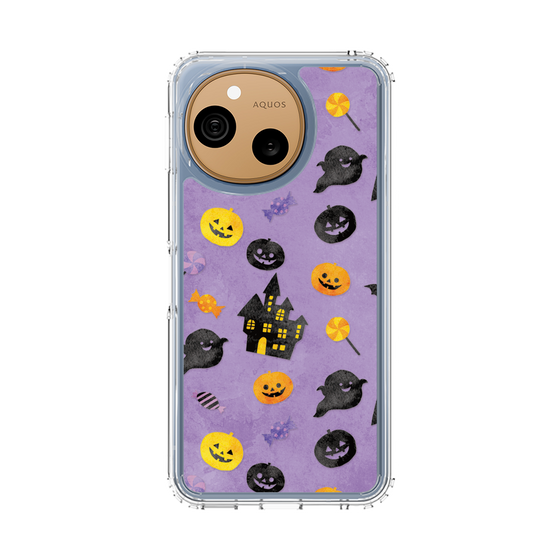 スリムプロテクションケース［ Halloween Party - Purple ］