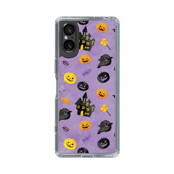 スリムプロテクションケース［ Halloween Party - Purple ］