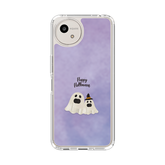 スリムプロテクションケース［ Happy Halloween - Ghost ］